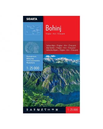 Zemljevid Bohinj 1:25.000