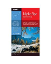 Karta Julijske Alpe - istočni i zapadni dio - Triglavski nacionalni park