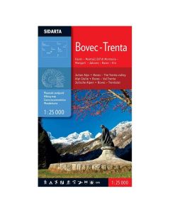 Planinarska karta Bovec – Trenta 1:25.000